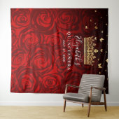 エレガントなキンセアニェーラの写真用背景タペストリー タペストリー (インサイチュ(横))