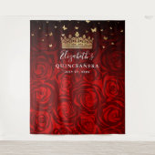 エレガントなキンセアニェーラの写真用背景タペストリー タペストリー (正面)