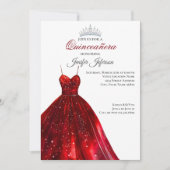 エレガントなキンセアニエラの招待状 招待状 (正面)