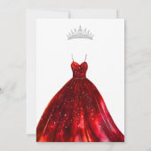 エレガントなキンセアニエラの招待状 招待状 (裏面)