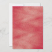 エレガントなキンセアニエラの招待状 赤いバラ 招待状 (裏面)