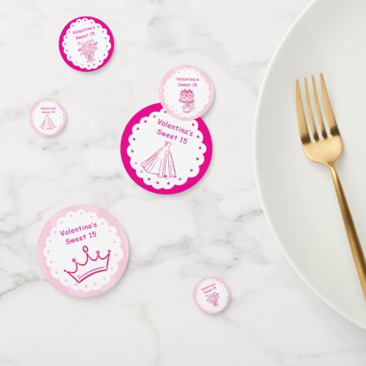 エレガントなキンセアニエラ フラワーブーケ | ピンク & ホワイト コンフェッティ (グループ)