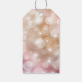 エレガントなキンチャーニェラ ピンクのブッシュ お礼の品 ギフトタグ (裏面)