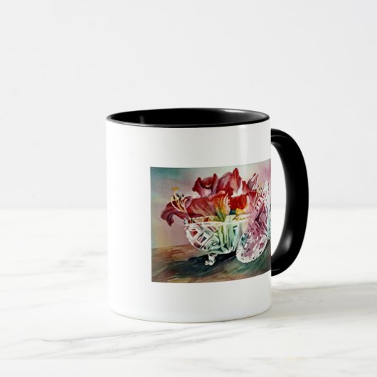 エレガントなギフトのコップ マグカップ (正面右)