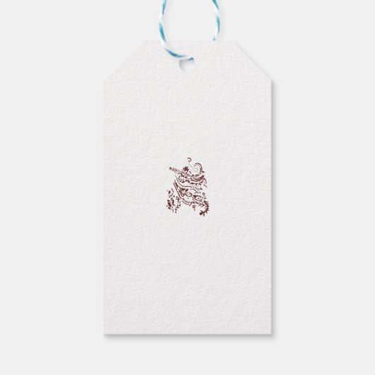 エレガントなギフトタグ | オーダーメイドのホリデーギフト ギフトタグ (裏面)