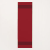 エレガントなギリシャ模様のマルーン ヨガマット (裏面)