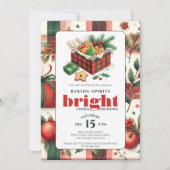 エレガントなクッキー交換パーティー 招待状 (正面)