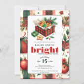 エレガントなクッキー交換パーティー 招待状 (正面)