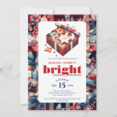 エレガントなクッキー交換パーティー 招待状 (正面)