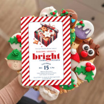 エレガントなクッキー交換パーティー　青　赤