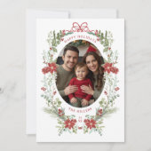 エレガントなクラシックウィンターグリーン シーズンカード (正面)