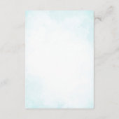 エレガントなクラシックモノグラムの結婚式の詳細 エンクロージャーカード (裏面)