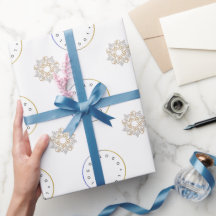 エレガントなクリスマスおめでとうゴールド＆シルバースターロゴ