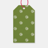 エレガントなクリスマスのキスメント ギフトタグ (裏面)