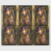 エレガントなクリスマスのギフト ラッピングペーパー (フラット)