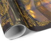 エレガントなクリスマスのギフト ラッピングペーパー (ロールコーナー)