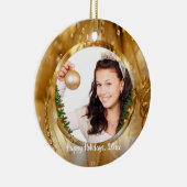 エレガントなクリスマスの球のオーナメント セラミックオーナメント (右)