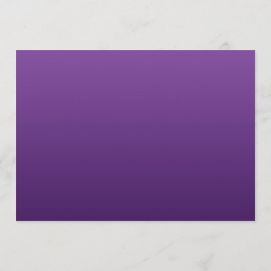 エレガントなクリスマスの結婚式メニュー紫色 メニュー (裏面)