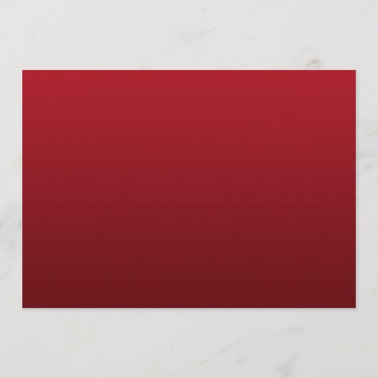 エレガントなクリスマスの結婚式メニュー赤の銀 メニュー (裏面)