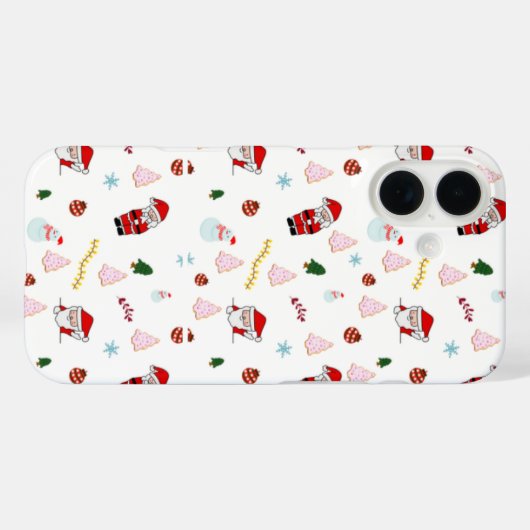 エレガントなクリスマスのiPhone / iPadケース Case-Mate iPhoneケース (裏面 (横))