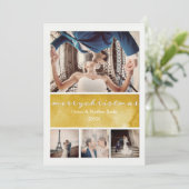 エレガントなクリスマスカード 招待状 (スタンド正面)