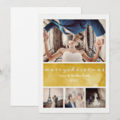 エレガントなクリスマスカード 招待状 (正面/裏面)