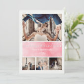 エレガントなクリスマスカード 招待状 (スタンド正面)