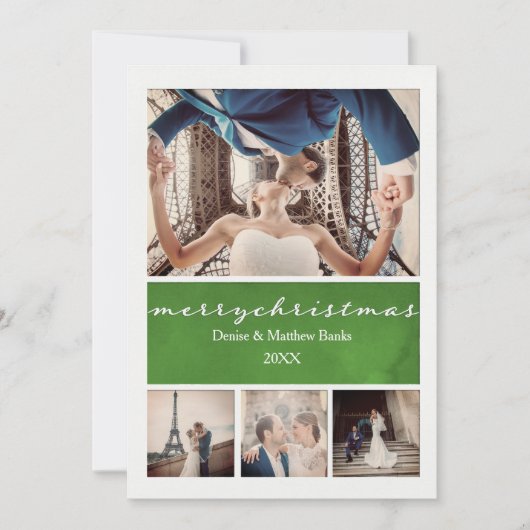 エレガントなクリスマスカード 招待状 (正面)