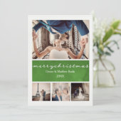 エレガントなクリスマスカード 招待状 (スタンド正面)