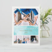 エレガントなクリスマスカード 招待状 (スタンド正面)