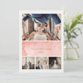 エレガントなクリスマスカード 招待状 (スタンド正面)