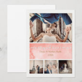 エレガントなクリスマスカード 招待状 (正面/裏面)