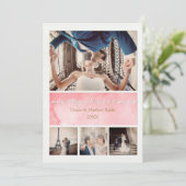 エレガントなクリスマスカード 招待状 (スタンド正面)