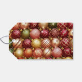 エレガントなクリスマスツリーのオーナメント デコレーション ホリデー ギフトタグ (裏面横)