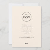 エレガントなクリスマスツリーのピンバレッジ ビジネス シーズンカード (裏面)