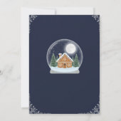 エレガントなクリスマスツリーのホリデーパーティー招待状 招待状 (裏面)