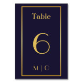 エレガントなクリスマステーブルナンバー テーブルナンバー (正面)