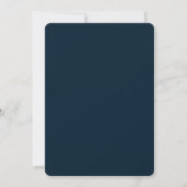 : エレガントなクリスマスディナーパーティーの招待状 招待状 (裏面)