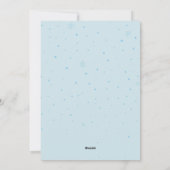 エレガントなクリスマスパーティーの招待状 シーズンカード (裏面)