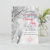 エレガントなクリスマスパーティーの招待状 招待状 (スタンド正面)