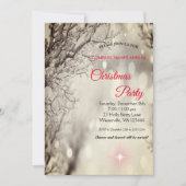 エレガントなクリスマスパーティーの招待状 招待状 (正面)