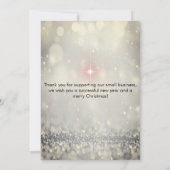 エレガントなクリスマスパーティーの招待状 招待状 (裏面)