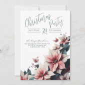 エレガントなクリスマスパーティー招待状 招待状 (正面)