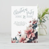 エレガントなクリスマスパーティー招待状 招待状 (スタンド正面)