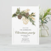 エレガントなクリスマスパーティー 招待状 (スタンド正面)