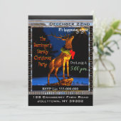 エレガントなクリスマスパーティ 招待状 (スタンド正面)