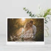 エレガントなクリスマスプレグナンシー写真 シーズンカード (スタンド正面)