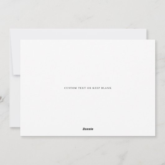 エレガントなクリスマスプレグナンシー写真 シーズンカード (裏面)