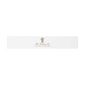 エレガントなクリスマスベルウェディングパーソナライズド 招待状ベリーバンド (フラット)