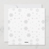 エレガントなクリスマスホリデーカード, 新年 シーズンカード (裏面)